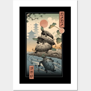 Kame Kame Ukiyo-e Posters and Art